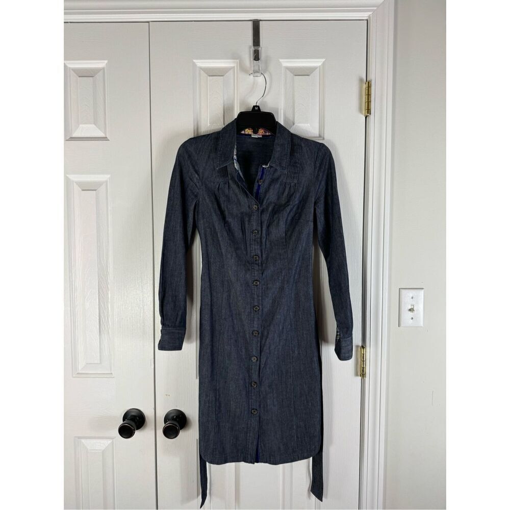 Boden Womens Denim Dress Size 2R